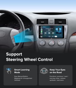 9in Android 13 Car Stereo Wireless CarPlay Android Auto Toyota Camry 06-11 Ready gallery image 6