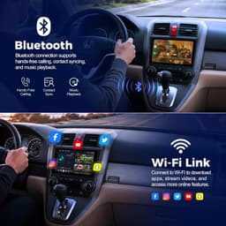 Car Audio In-Dash Units 9in Car Radio Stereo Carplay Screen Upgrade Honda CRV gallery image 5