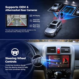 Car Audio In-Dash Units 9in Car Radio Stereo Carplay Screen Upgrade Honda CRV gallery image 7