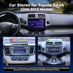 Car Audio In-Dash Units Car Radio Stereo Carplay Screen Upgrade 2006 2012 Toyota gallery image 2