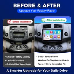 Car Audio In-Dash Units Car Radio Stereo Carplay Screen Upgrade 2006 2012 Toyota gallery image 3