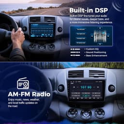 Car Audio In-Dash Units Car Radio Stereo Carplay Screen Upgrade 2006 2012 Toyota gallery image 7