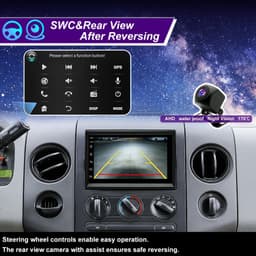 Android 13 Car Stereo Wireless CarPlay Android Auto Ford F150 2004-2008 Kit Set gallery image 5