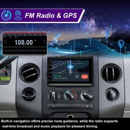Android 13 Car Stereo Wireless CarPlay Android Auto Ford F150 2004-2008 Kit Set gallery image 6