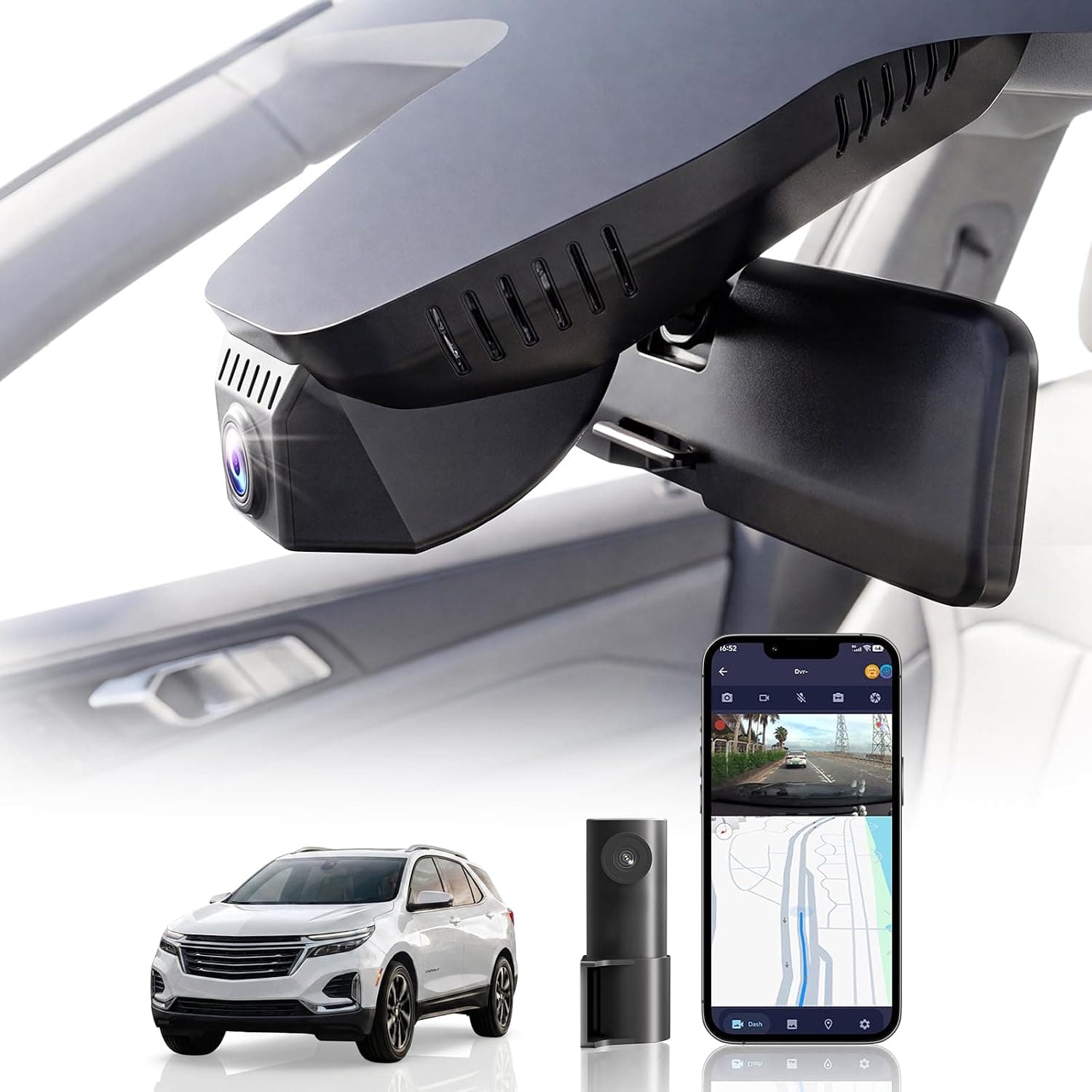 Other Car Video OEM Style Front and Rear Dash Cam Chevy Equinox 2025 2026 Bundle