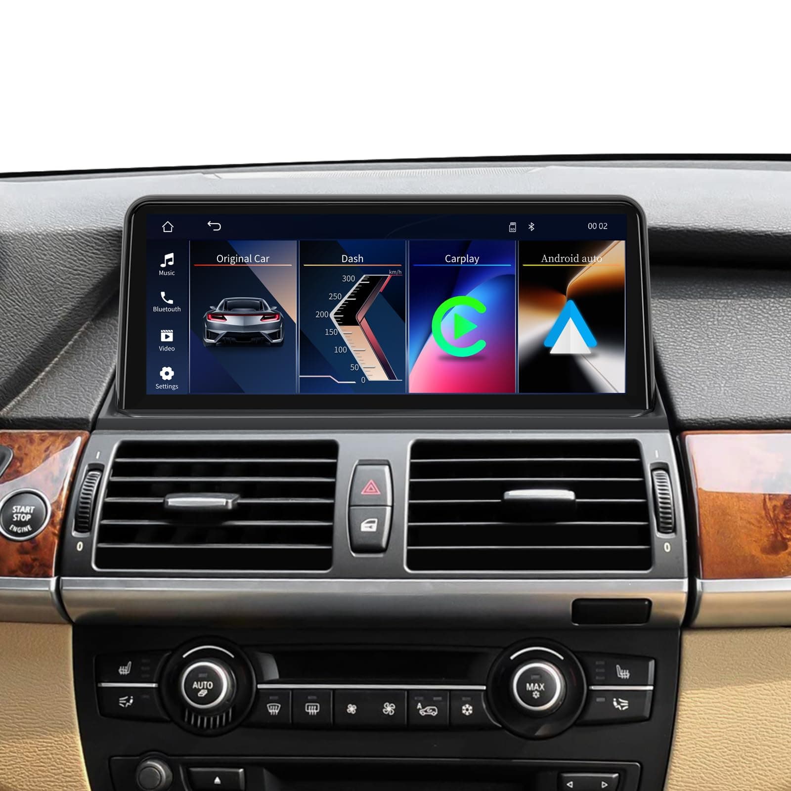 AINAVITO 10.25in CarPlay Radio BMW X5 E70 X6 E71 2011-2013 CIC