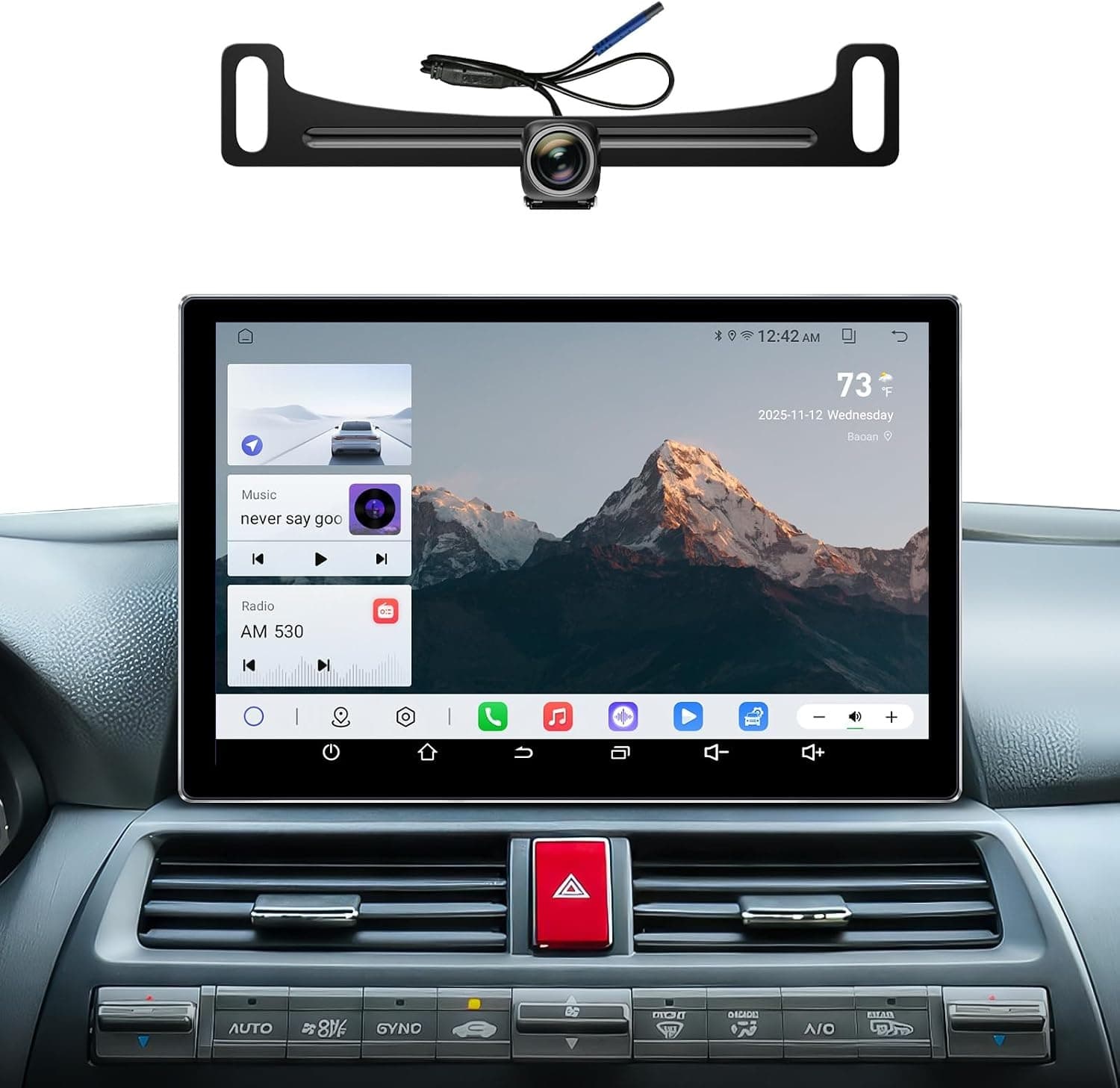 AINAVITO 11.5in Android 13 Car Radio Honda Accord 2008-2013 CarPlay 4GB 64GB