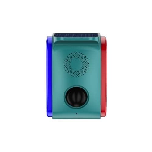 OUDAER Solar Motion Sensor Alarm 130dB 22 Sounds Red Blue Strobe Green