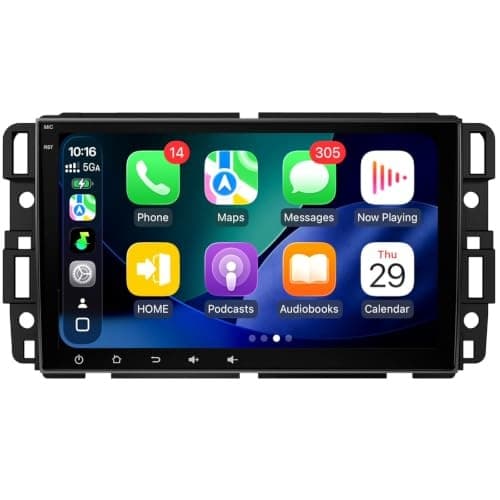 4uAuto 8in Android 13 Car Stereo Silverado Sierra 2007-2013 4GB 64GB