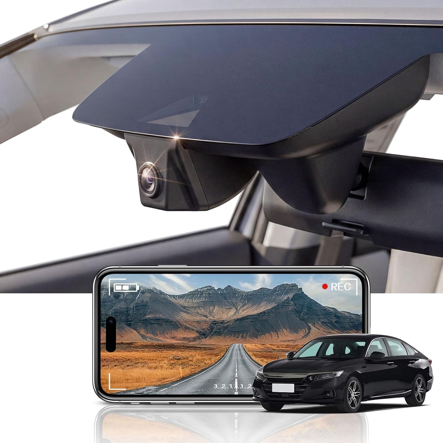 Other Car Video 2018 4K Dash Cam Honda Accord 2018 2022 Kit Set Bundle Ready OEM