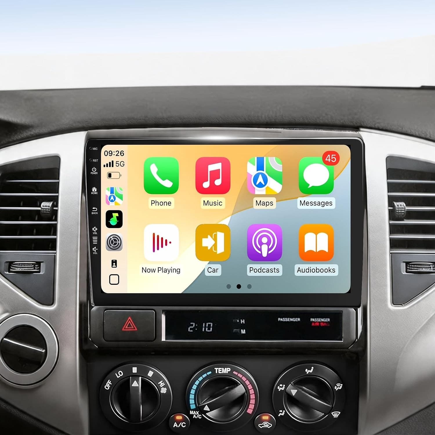 9in Android 13 Car Stereo Wireless CarPlay Android Auto Toyota Tacoma 2005-2015